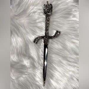Spanish 1960s eagle head dagger letter opener Vtg